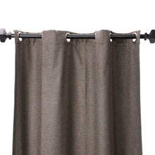 Load image into Gallery viewer, Brown Houndstooth Wool Curtain