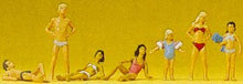 Load image into Gallery viewer, Preiser 10308 HO Scale Recreation &amp; Sports -- Children &amp; Teens at the Pool (7)