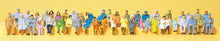 Load image into Gallery viewer, Preiser 14416 HO Scale Seated People -- Assortment pkg(48)