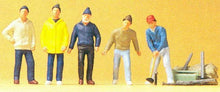 Load image into Gallery viewer, Preiser 20261 HO Scale Circus Workers -- Roustabouts w/Tools