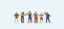 Load image into Gallery viewer, Preiser 24643 HO Scale Carnival Parade Participants -- Set #2 pkg(6)