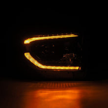 Load image into Gallery viewer, AlphaRex 14-21 Toyota Tundra LUXX-Series LED Proj Headlights Alpha-Blk w/Actv Light &amp; Seq. Sig + DRL