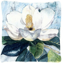Load image into Gallery viewer, Flower - Magnolia Decorative   Canvas Fabric Pillow