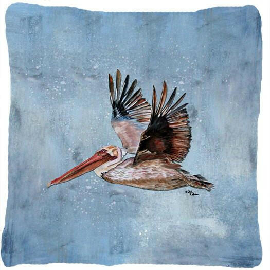 Bird - Pelican Decorative   Canvas Fabric Pillow