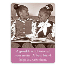 Load image into Gallery viewer, A Best Friend Will Help You Write Them Rectangle Magnet