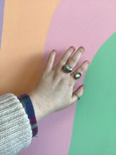 Load image into Gallery viewer, Chunky Titanium Adjustable Heart Ring