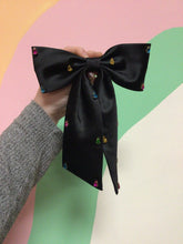Load image into Gallery viewer, Satin Bejeweled Hair Bow