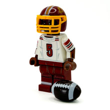 Load image into Gallery viewer, #5 QB Jayden Washington Football Player Minifig  - B3 Customs