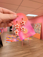 Load image into Gallery viewer, Beaded Star Earrings