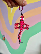 Load image into Gallery viewer, Lizard Beaded Keychain