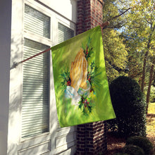 Load image into Gallery viewer, Praying Hangs with Holly Leaves Flag Canvas House Size AAH5985CHF