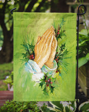 Load image into Gallery viewer, Praying Hangs with Holly Leaves Garden Flag – Decorative Outdoor Yard Flag AAH5985GF