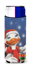 Load image into Gallery viewer, Duck with Christmas Ornament Slim Can Hugger – Fun &amp; Functional Drink Coolers AAH7196MUK