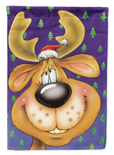 Load image into Gallery viewer, Comic Reindeer Garden Flag – Decorative Outdoor Yard Flag AAH7198GF
