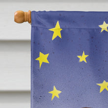 Load image into Gallery viewer, Penguin and Robin with Christmas Tree Flag Canvas House Size AAH7203CHF