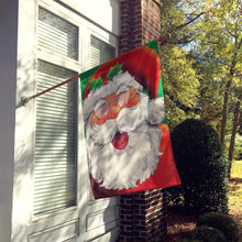 Load image into Gallery viewer, Jolly Santa Claus Flag Canvas House Size AAH7262CHF