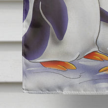 Load image into Gallery viewer, Holiday Penguins Flag Canvas House Size AAH7264CHF