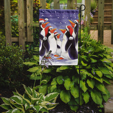 Load image into Gallery viewer, Holiday Penguins Garden Flag – Decorative Outdoor Yard Flag AAH7264GF