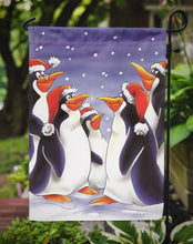 Load image into Gallery viewer, Holiday Penguins Garden Flag – Decorative Outdoor Yard Flag AAH7264GF