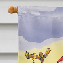 Load image into Gallery viewer, Scarecrow Snowman Flag Canvas House Size AAH7295CHF