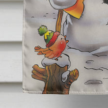 Load image into Gallery viewer, Scarecrow Snowman Flag Canvas House Size AAH7295CHF