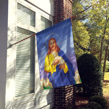 Load image into Gallery viewer, Jesus The Good Shepherd holding a lamb Flag Canvas House Size AAH8215CHF
