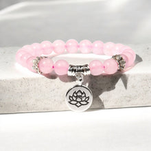 Load image into Gallery viewer, Rose Quartz Healing Crystal Bracelet