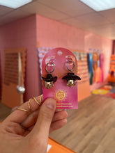 Load image into Gallery viewer, Disco Cowgirl Titanium Earrings