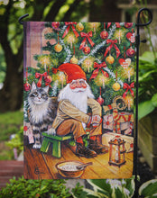 Load image into Gallery viewer, Christmas Gnome by the Tree Garden Flag – Decorative Outdoor Yard Flag ACG0134GF