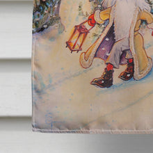 Load image into Gallery viewer, Christmas Gnome pulling a sled Flag Canvas House Size ACG0144CHF