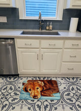 Load image into Gallery viewer, Golden Retriever by Tanya and Craig Amberson Machine Washable Memory Foam Mat
