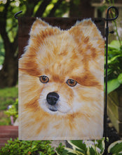 Load image into Gallery viewer, Pomeranian Garden Flag - Outdoor Decorative Yard Flag