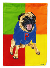 Load image into Gallery viewer, Go Team Varsity Pug Garden Flag - Outdoor Decorative Yard Flag AMB1068GF