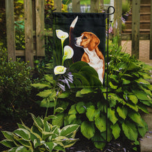 Load image into Gallery viewer, Beagle Lillies Garden Flag - Outdoor Decorative Yard Flag