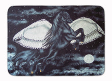 Load image into Gallery viewer, Black Flying Horse Machine Washable Memory Foam Mat AMB1222RUG
