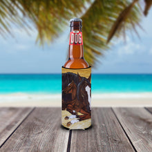 Load image into Gallery viewer, Bay Mare Foal Horse Slim Can Hugger – Fun &amp; Functional Drink Coolers AMB1236MUK