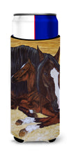 Load image into Gallery viewer, Bay Mare Foal Horse Slim Can Hugger – Fun &amp; Functional Drink Coolers AMB1236MUK