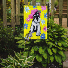 Load image into Gallery viewer, Spring Cutie Schnauzer Garden Flag - Outdoor Decorative Yard Flag AMB1331GF