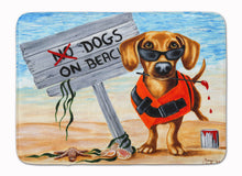 Load image into Gallery viewer, The Dog Beach Dachshund Machine Washable Memory Foam Mat AMB1341RUG