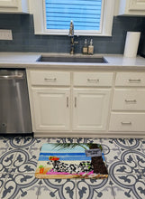 Load image into Gallery viewer, Hot Spot Cove Beach Dalmatian Machine Washable Memory Foam Mat AMB1342RUG