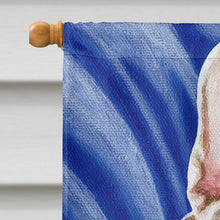 Load image into Gallery viewer, Diamond in Blue French Bulldog Flag Canvas House Size AMB1351CHF