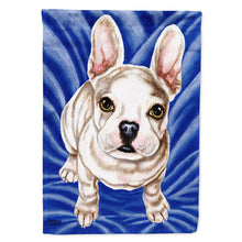Load image into Gallery viewer, Diamond in Blue French Bulldog Flag Canvas House Size AMB1351CHF