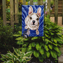 Load image into Gallery viewer, Diamond in Blue French Bulldog Garden Flag - Outdoor Decorative Yard Flag