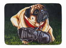 Load image into Gallery viewer, Cluster Buster the Pug Machine Washable Memory Foam Mat AMB1382RUG