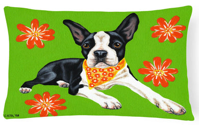 Cosmo Cutie Boston Terrier Fabric Decorative Pillow AMB1385PW1216