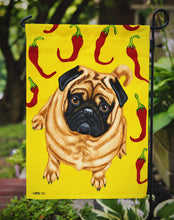 Load image into Gallery viewer, Pick a Pepper Pug Garden Flag - Outdoor Decorative Yard Flag AMB1412GF