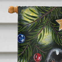 Load image into Gallery viewer, Christmas Westie, Newfoundland, Dalmatian Flag Canvas House Size AMB1445CHF