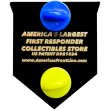 Load image into Gallery viewer, BL2-005B America's Front Line Lapel Pin Support Police Military Veteran Border Patrol First Responders