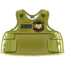 Load image into Gallery viewer, EL6-009 Air &amp; Marine Operations AMO Interdiction Agent CBP Body Armor 3D Challenge Coin