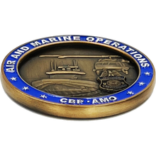 Load image into Gallery viewer, EL11-017 CBP Air and Marine Ops AMO Operations challenge coin Air Interdiction Agent Marine Agent